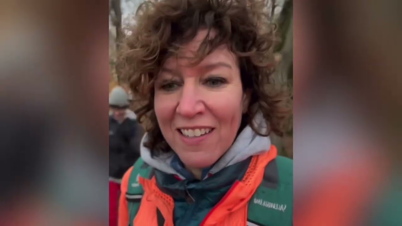 Wandelend de winter door – Wandelaar des Vaderlands